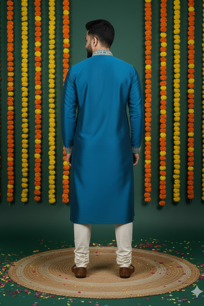 Exclusive Designer Silk Kurta