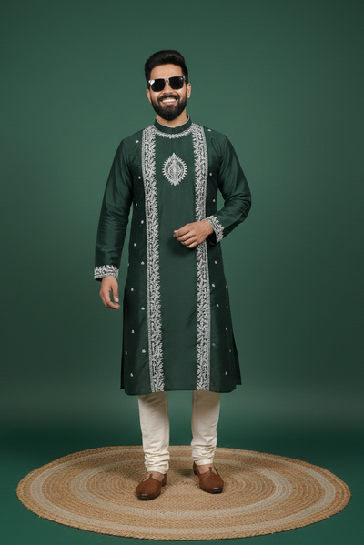 Exclusive Designer Silk Kurta