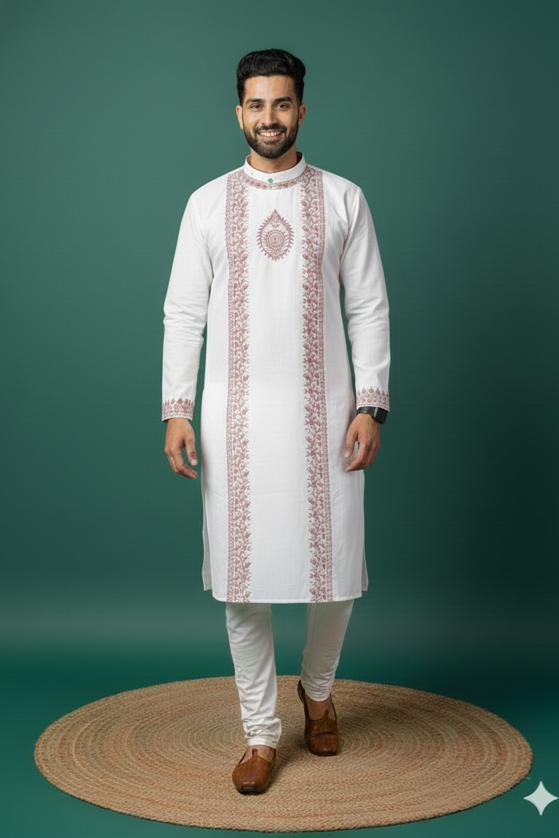 Exclusive Designer Silk Kurta