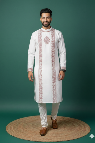 Exclusive Designer Silk Kurta