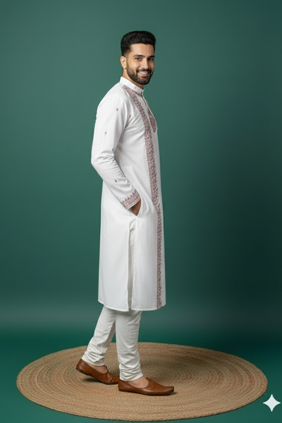 Exclusive Designer Silk Kurta