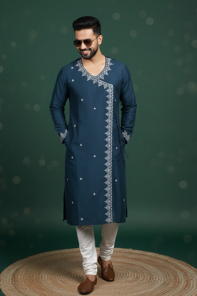 Exclusive Designer Silk Kurta