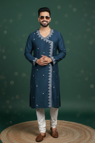 Exclusive Designer Silk Kurta