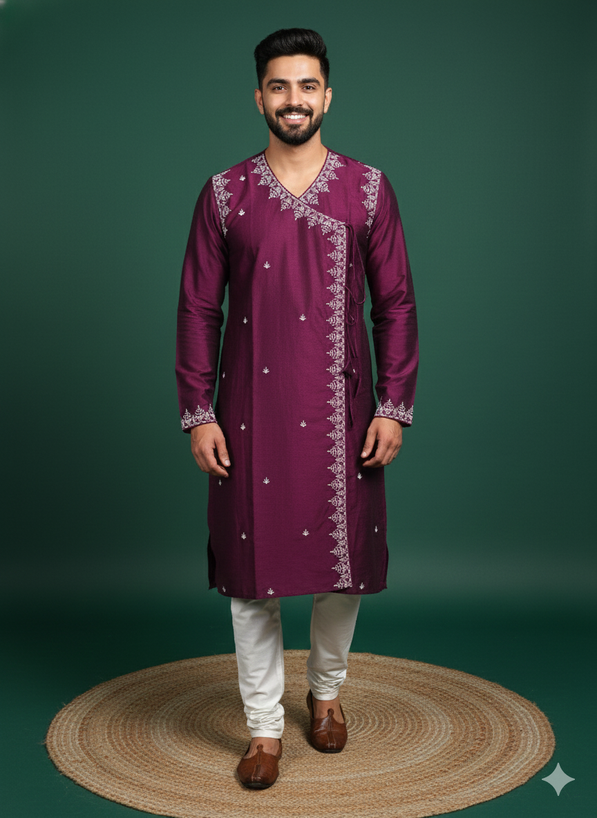 Exclusive Designer Silk Kurta