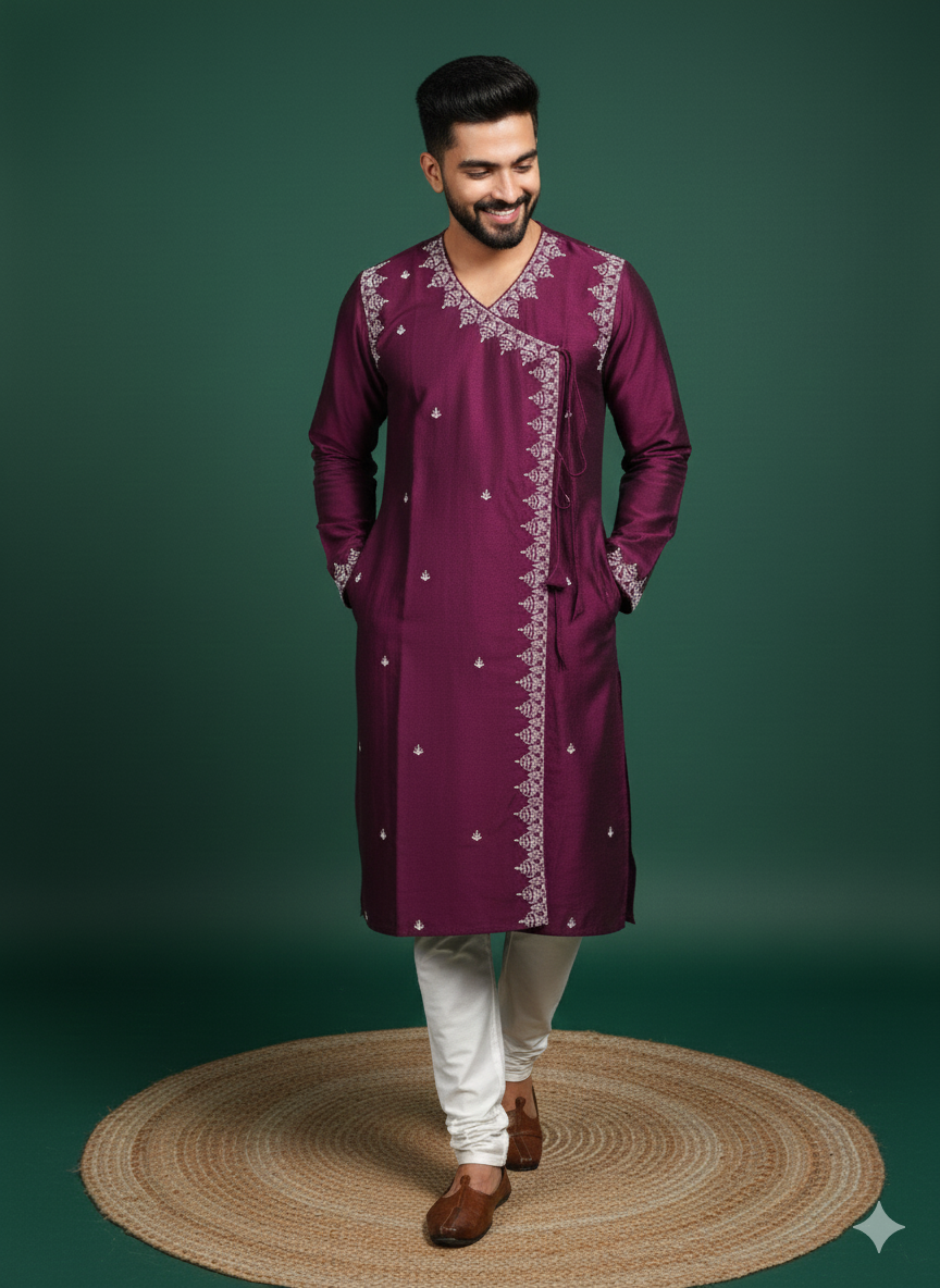 Exclusive Designer Silk Kurta