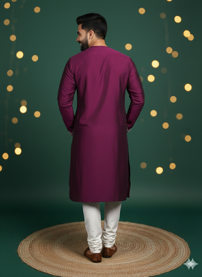 Exclusive Designer Silk Kurta