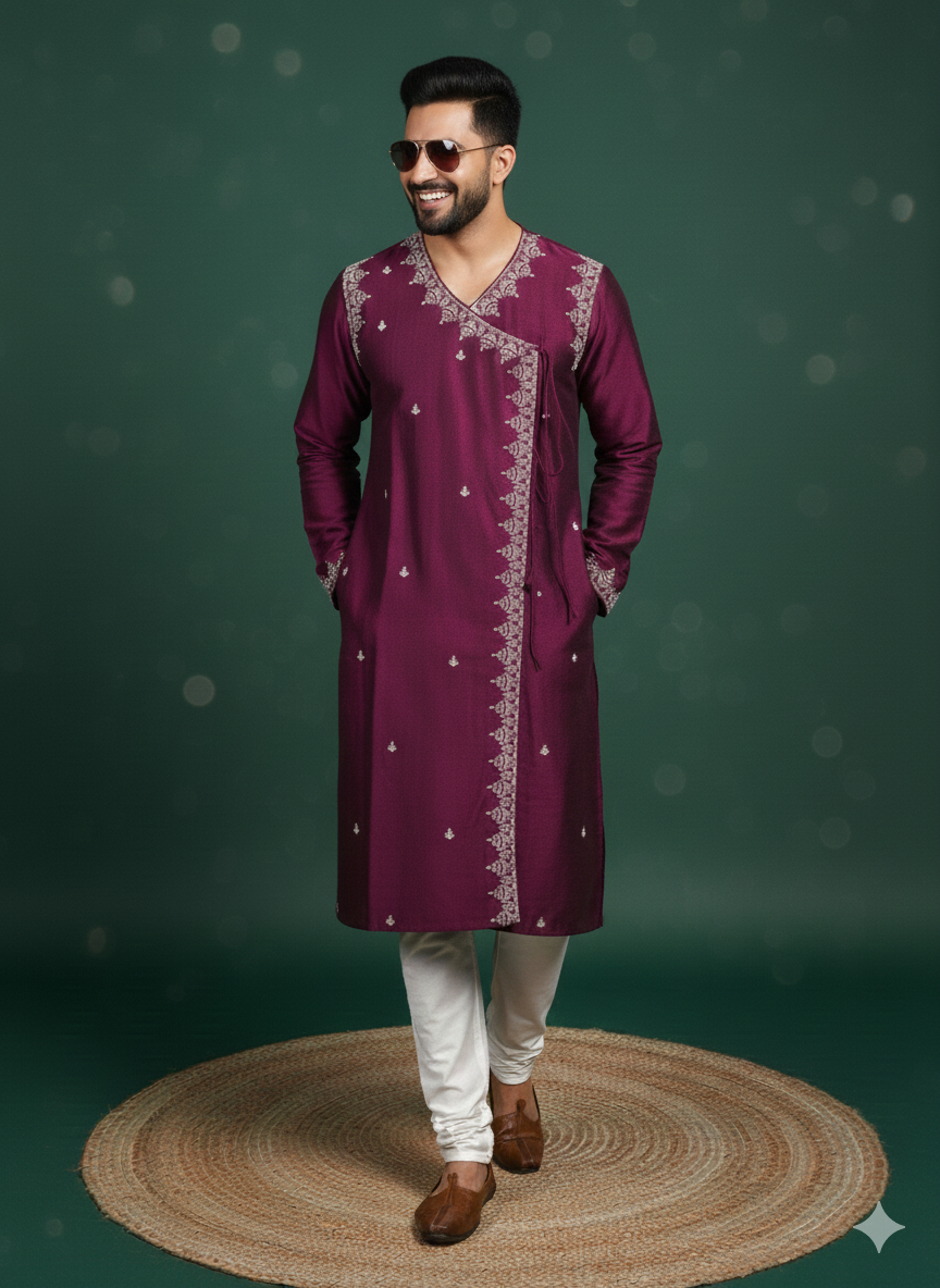 Exclusive Designer Silk Kurta