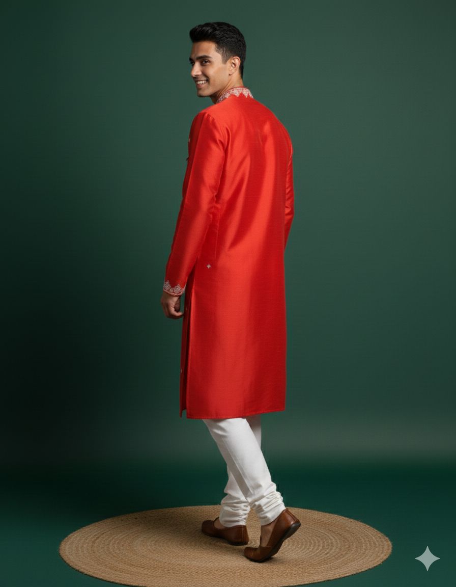 Exclusive Designer Silk Kurta