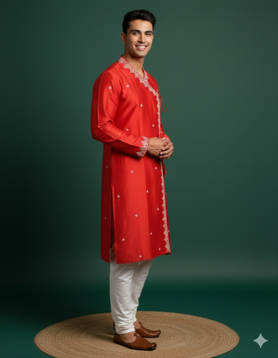 Exclusive Designer Silk Kurta