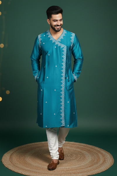 Exclusive Designer Silk Kurta