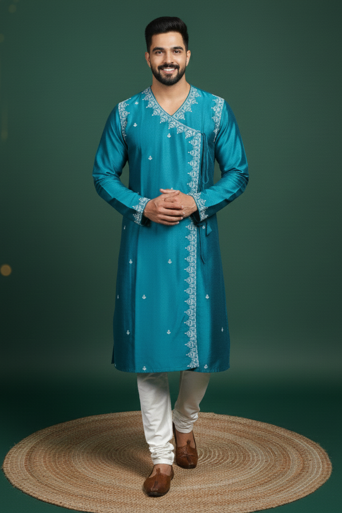 Exclusive Designer Silk Kurta