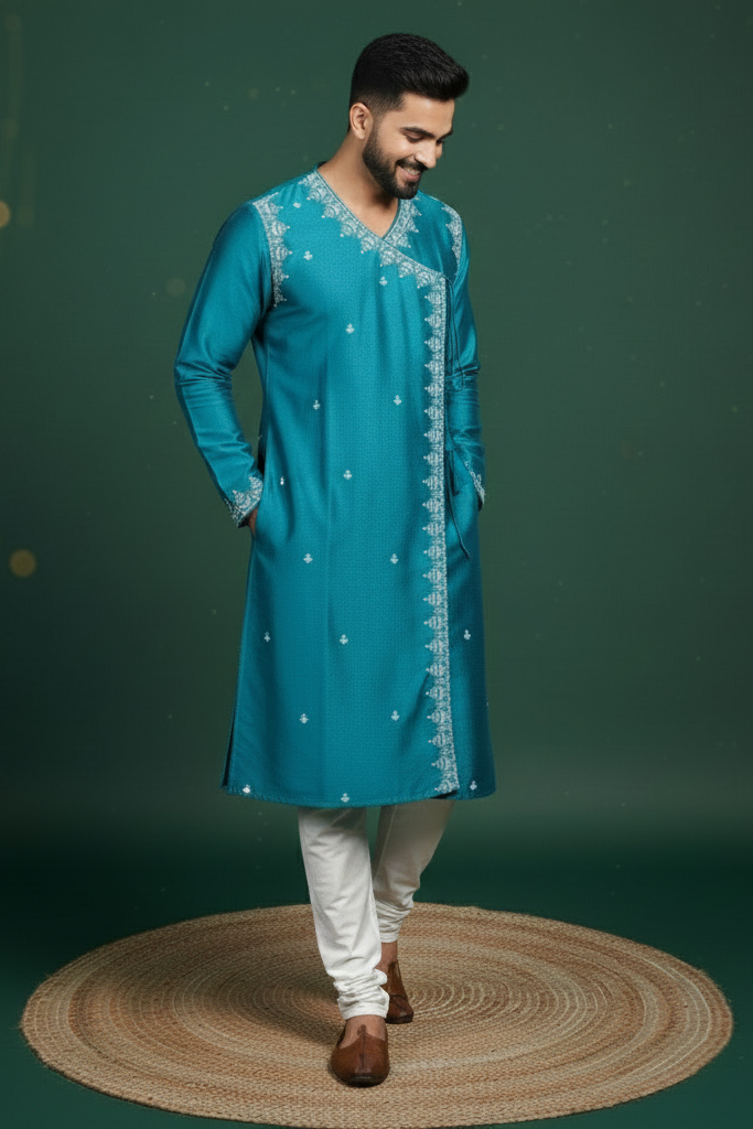Exclusive Designer Silk Kurta