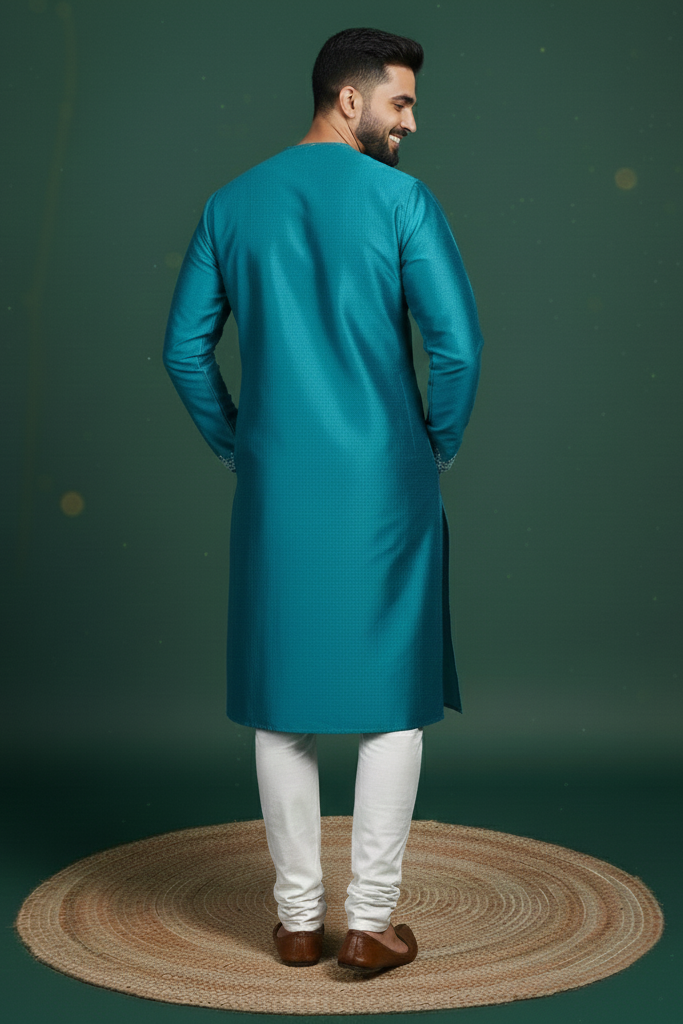 Exclusive Designer Silk Kurta