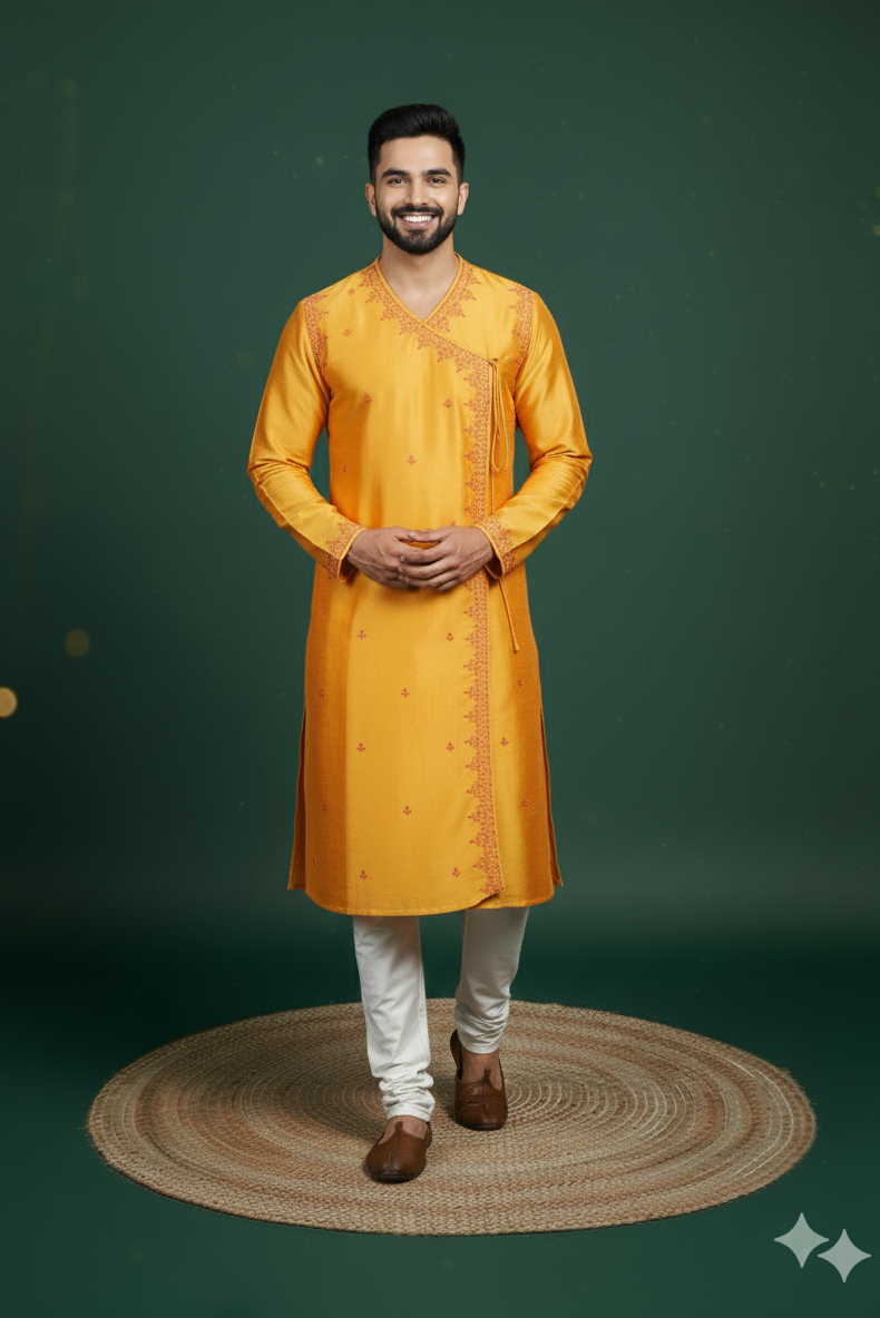 Exclusive Designer Silk Kurta