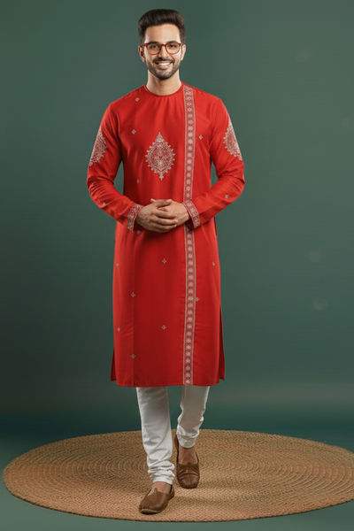 Exclusive Designer Silk Kurta