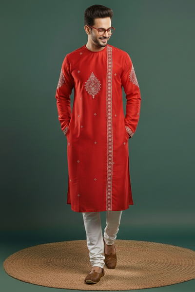 Exclusive Designer Silk Kurta