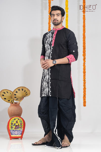 Cross Connection-Kurta+Dhoti(Optional)