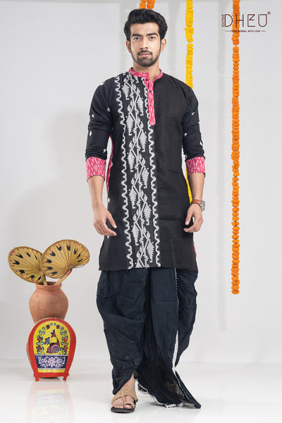 Cross Connection-Kurta+Dhoti(Optional)