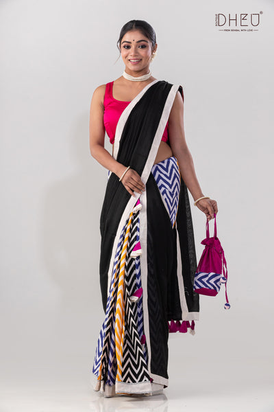 Tungabhadra-Mekhela-Kurta Couple Set