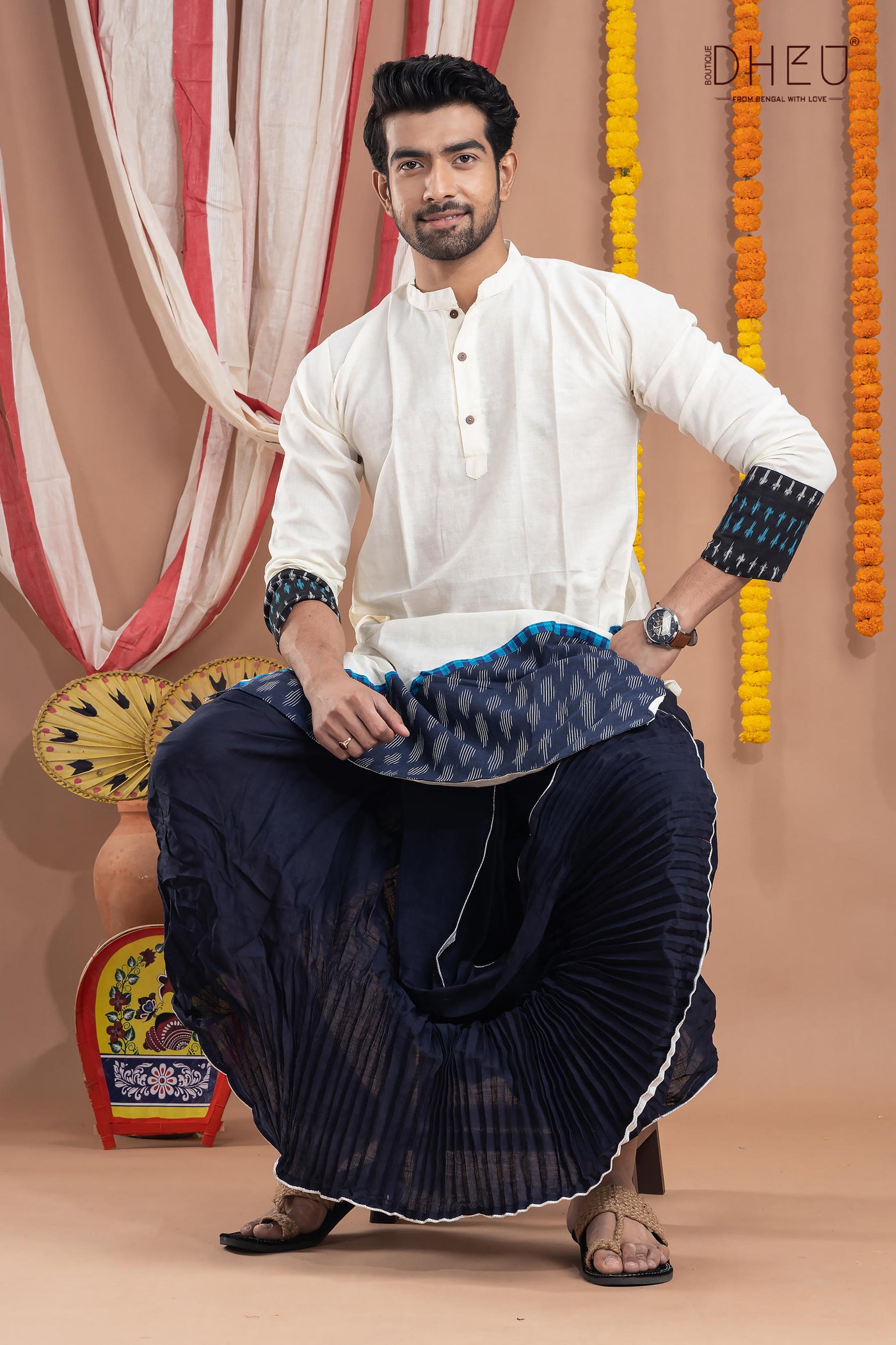 Chhaya O Chhobi- Kurta+Dhoti(Optional)