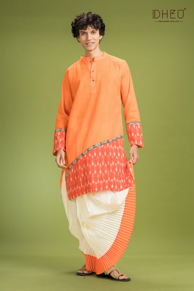 Exclusive Designer Kurta Dhoti(Optional) Set