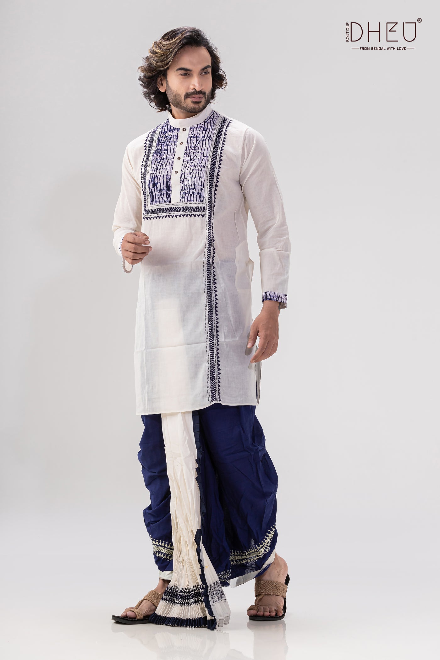 Agantuk-Kurta+Dhoti(Optional)