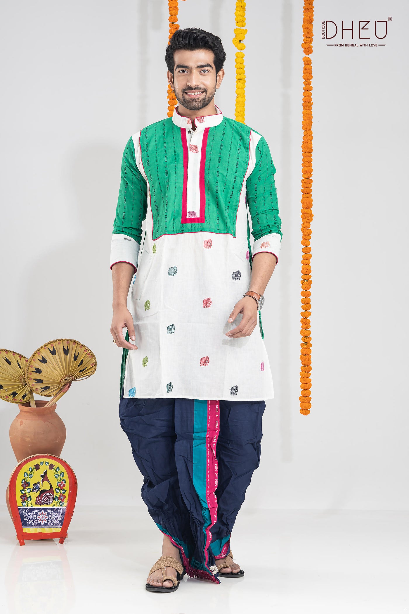 Maan Aviman-Kurta+Dhoti(Optional)