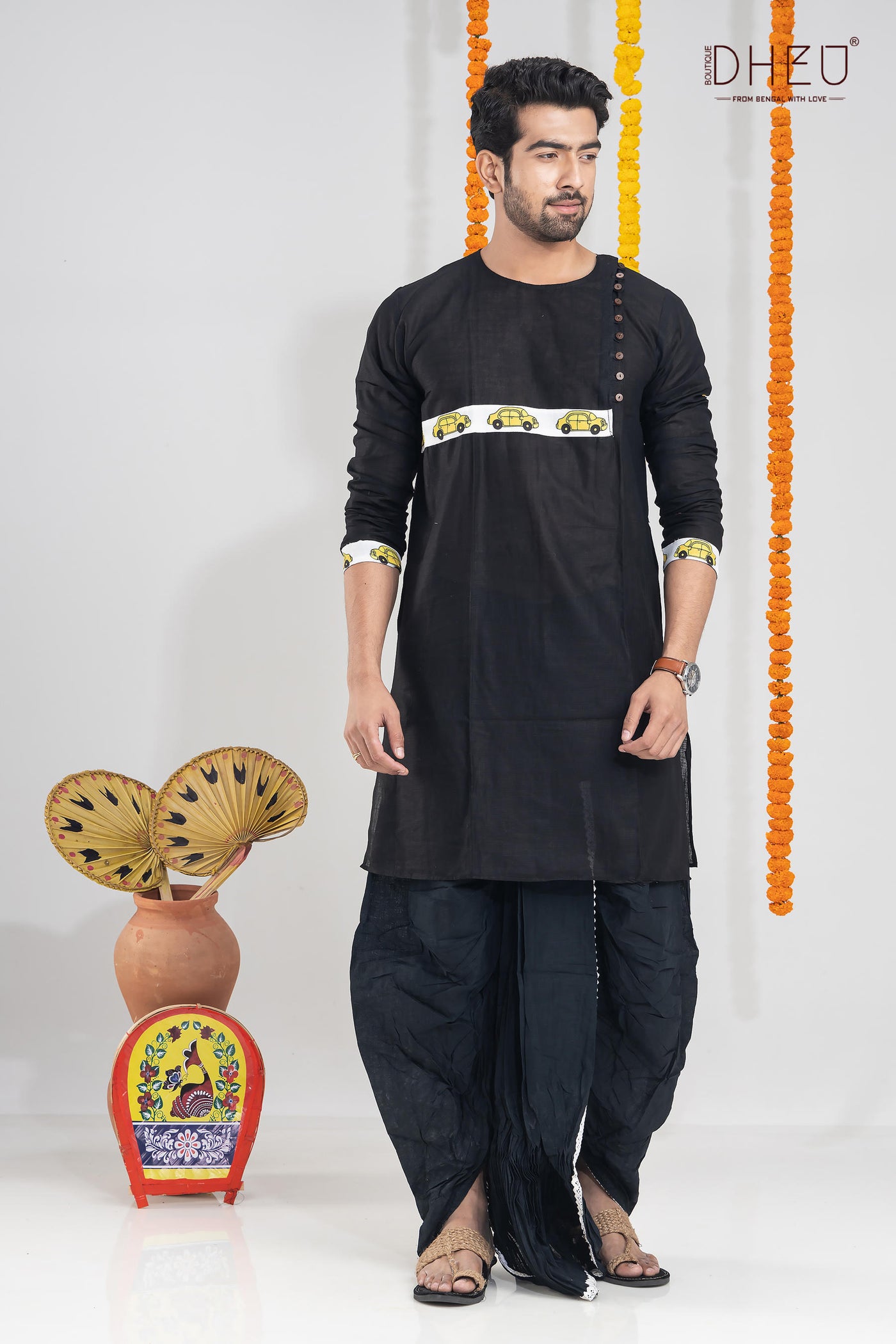 Chupkatha-Kurta+Dhoti(Optional)