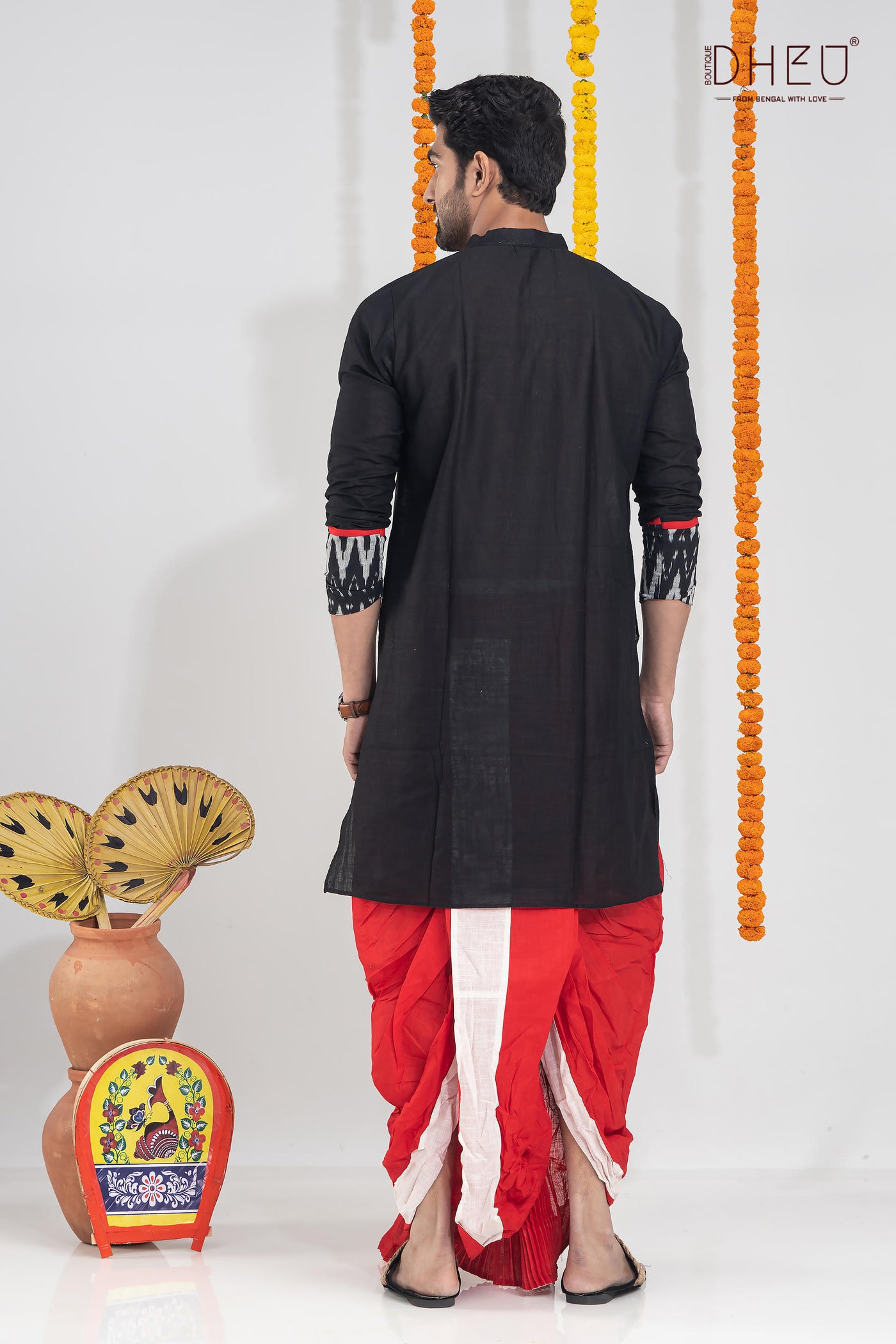 Tune in For Love-Saree-Kurta-Dhoti(Optional)Couple Set