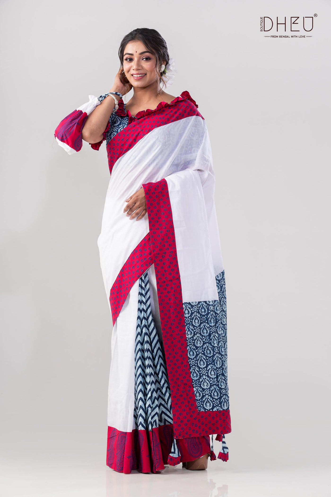 Moruswargo Signature Fusion Saree