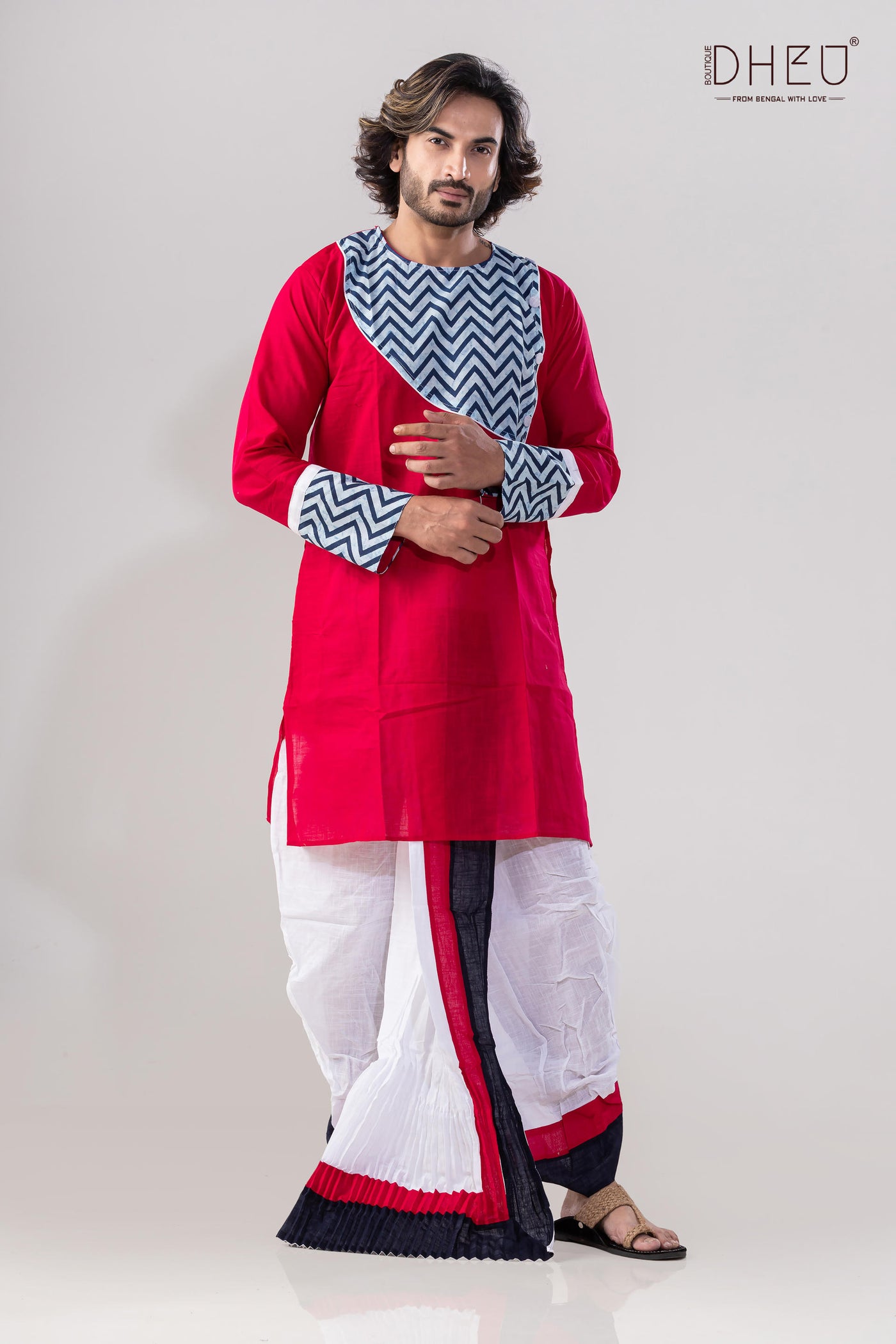 Moruswargo-Saree-Kurta Couple Set