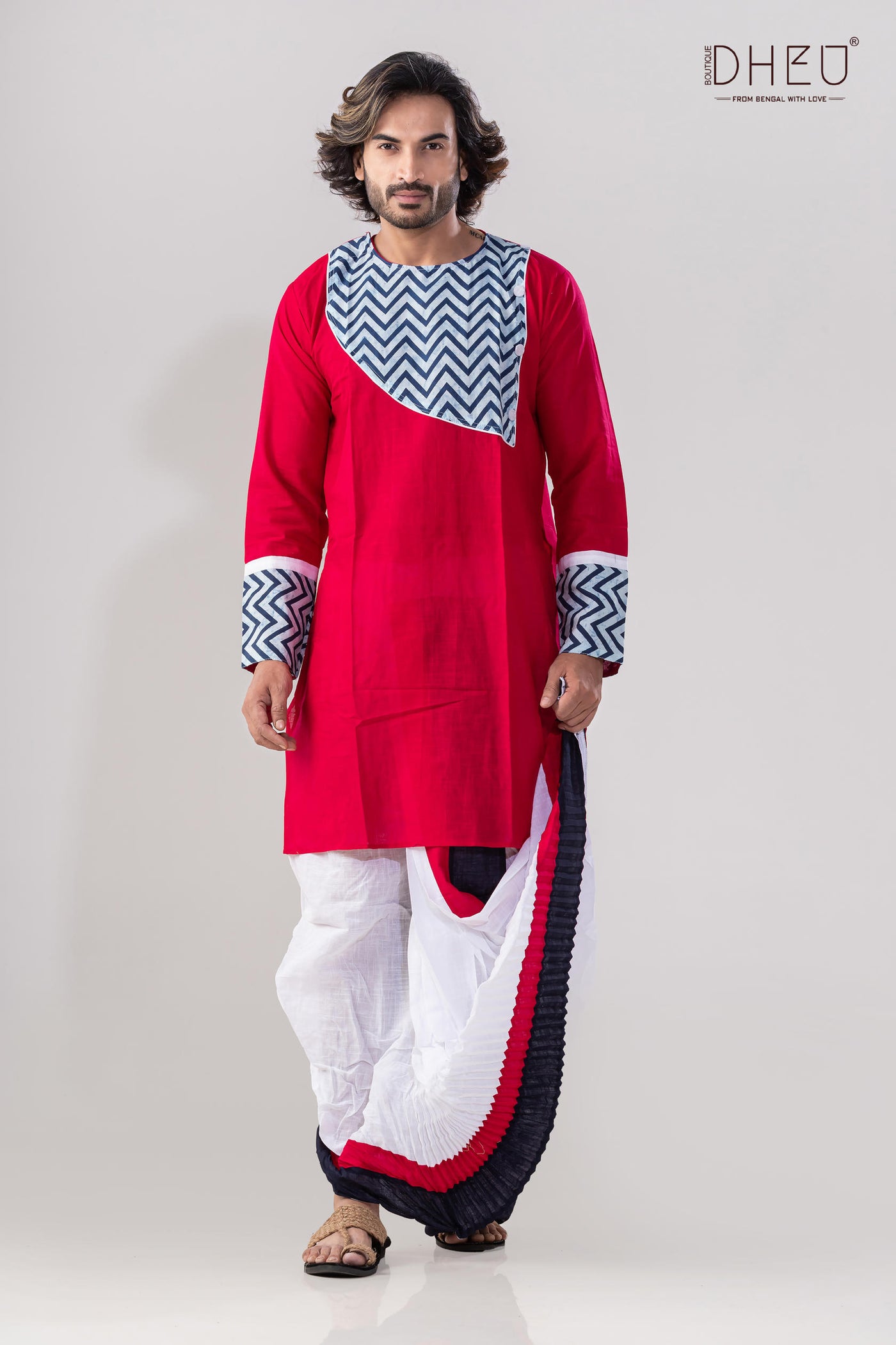 Moruswargo Kurta Dhoti(Optional) Set