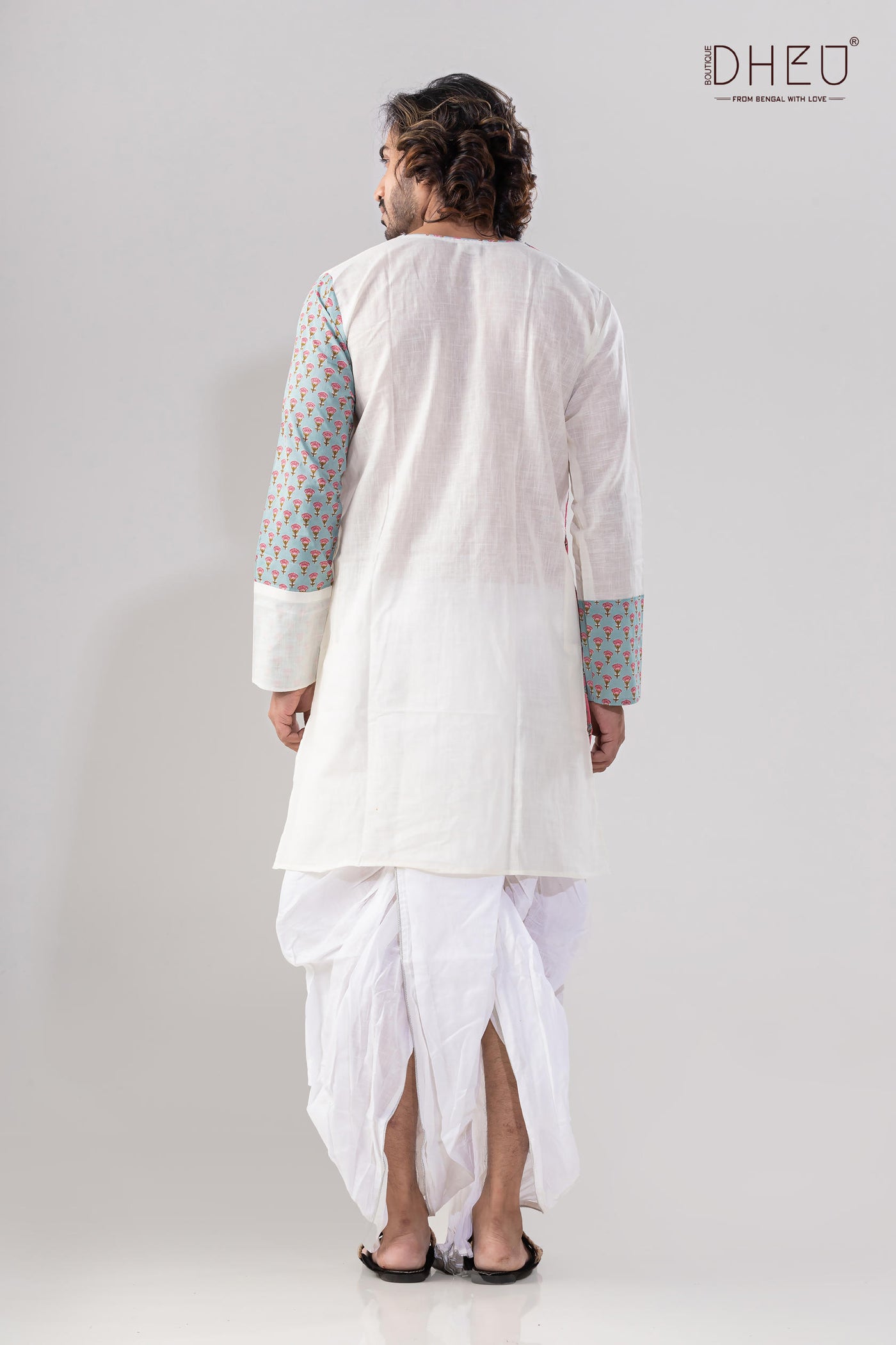 Dheu Exclusive Designer Kurta Dhoti(Optional) Set