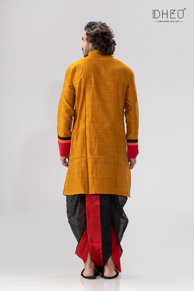 Agomonir Gaan- Mekhela-Kurta Couple Set