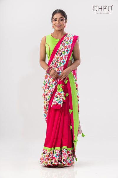 Dheu Exclusive -Designer Mekhela Sador