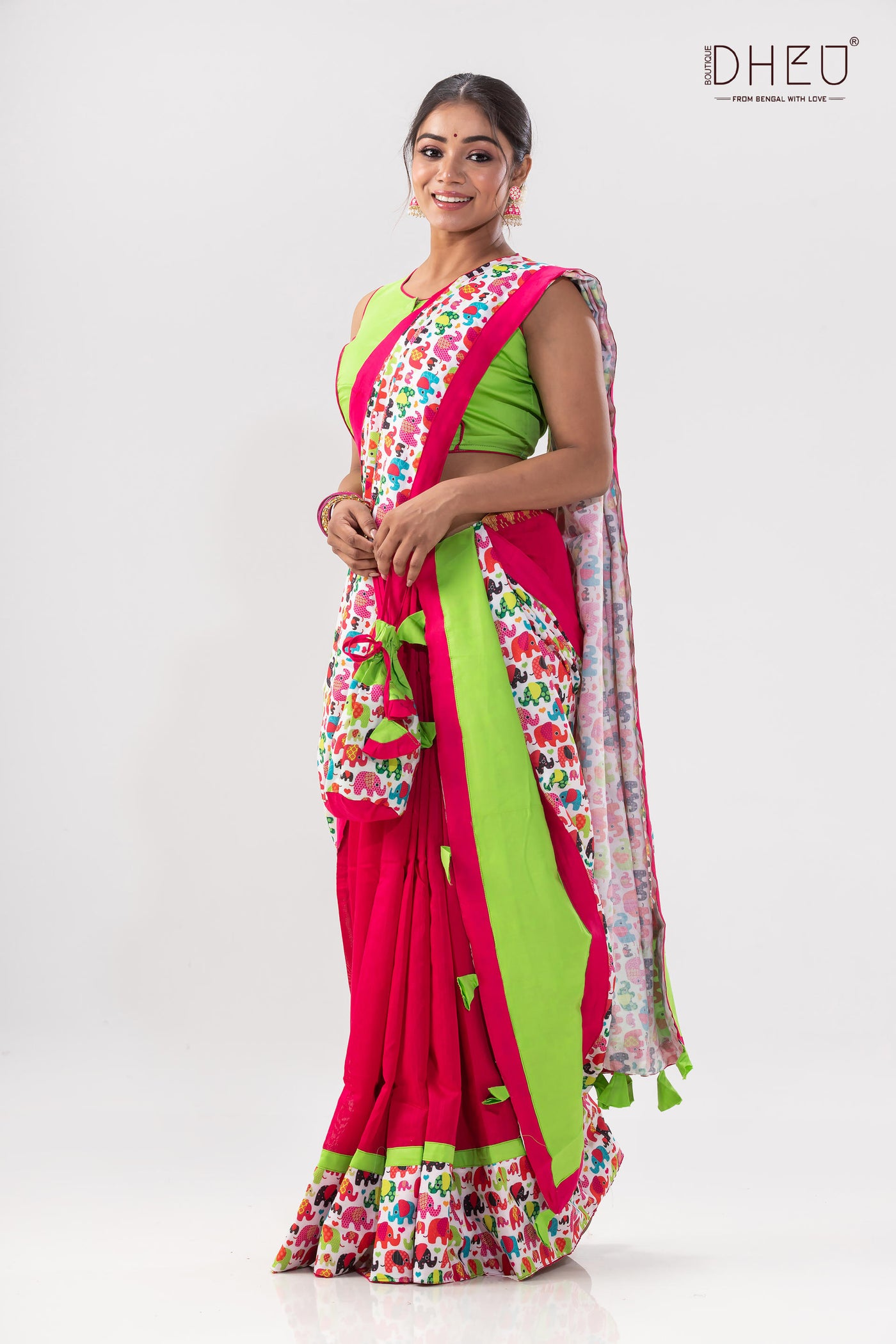 Dheu Exclusive -Designer Mekhela Sador