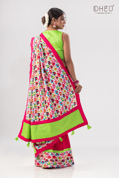 Kacher Manush- Designer Mekhela Couple Set