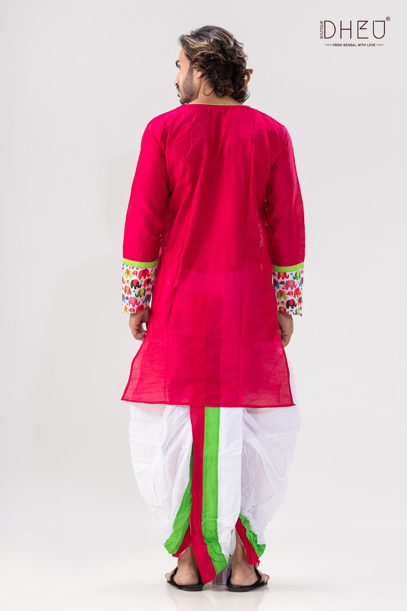 Kacher Manush- Designer Mekhela Couple Set