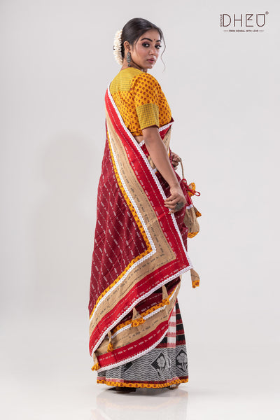 Dheu Exclusive -Designer Mekhela Sador