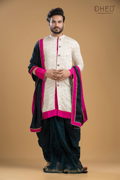 Exclusive Designer Kurta & Dhoti Set