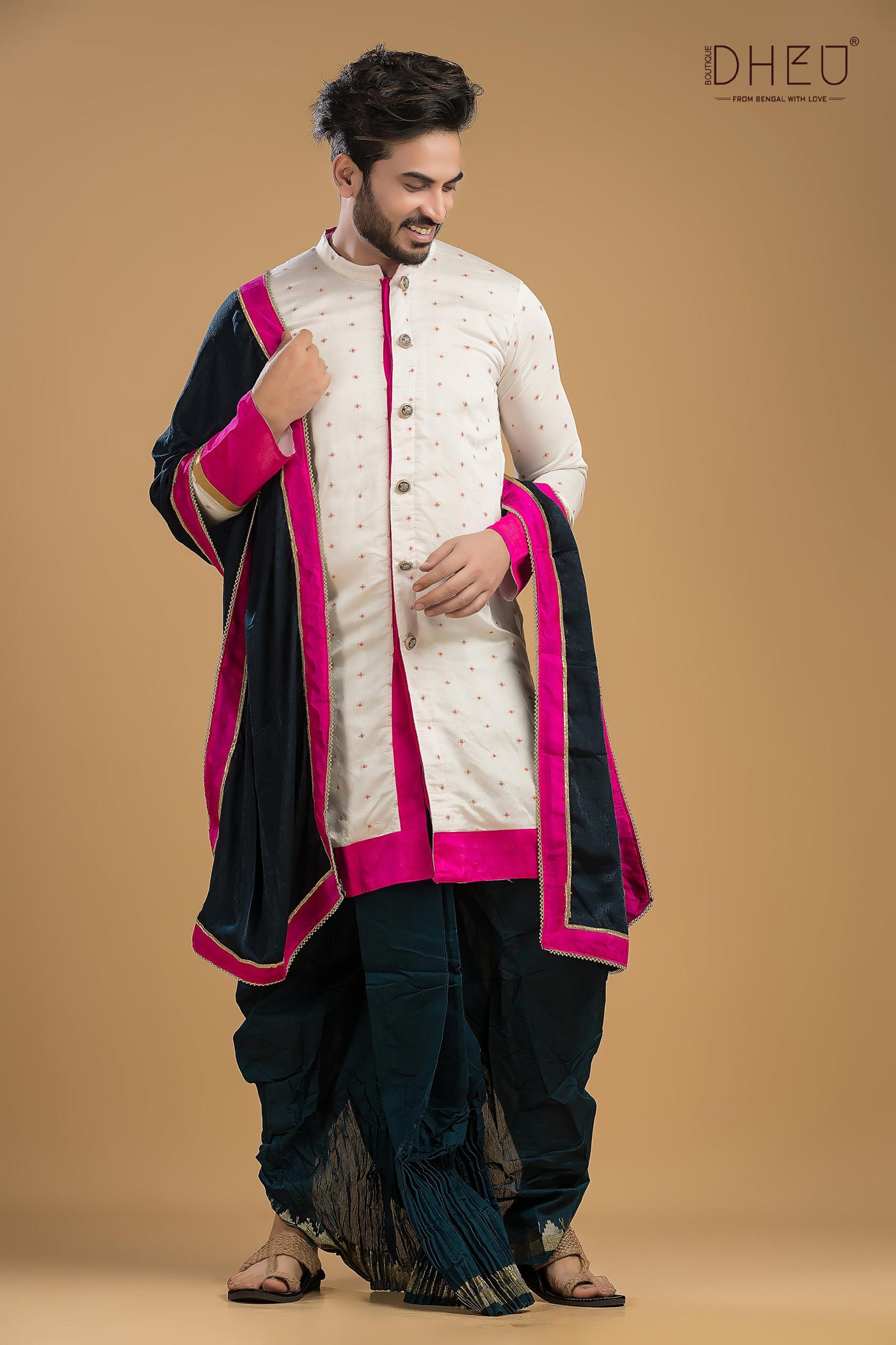 Exclusive Designer Kurta & Dhoti Set