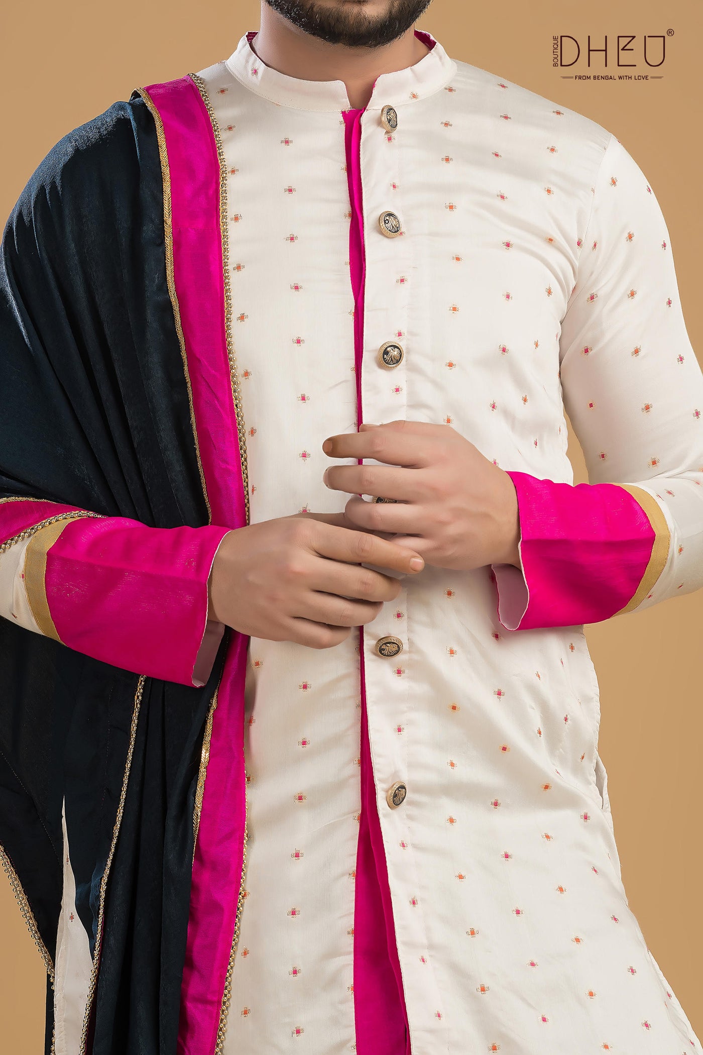 Exclusive Designer Kurta & Dhoti Set
