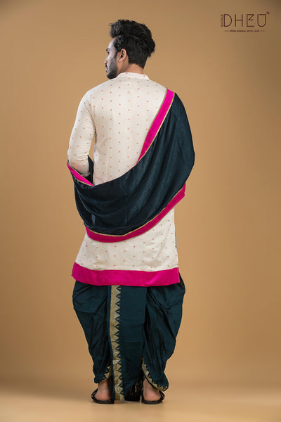Exclusive Designer Kurta & Dhoti Set