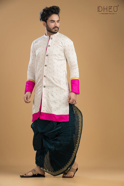 Exclusive Designer Kurta Dhoti(Optional) Set