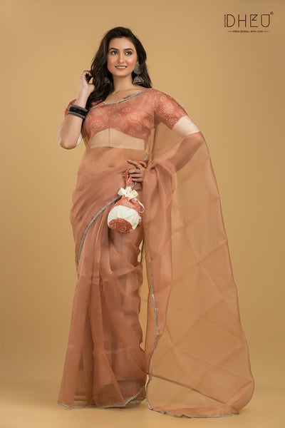 Dheu Exclusive Organza Saree