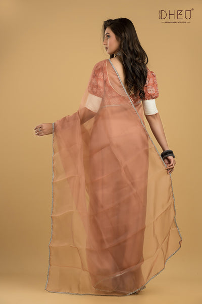 Dheu Exclusive Organza Saree