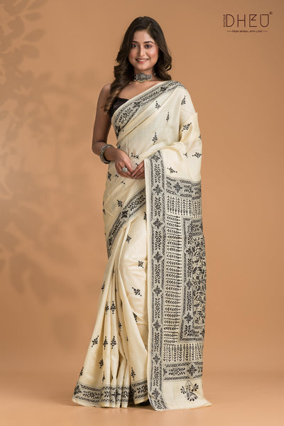 pure gachi tussar silk saree at lowest price only at dheu.in