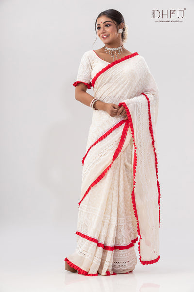 Krishnokoli-Saree-Kurta Couple Set