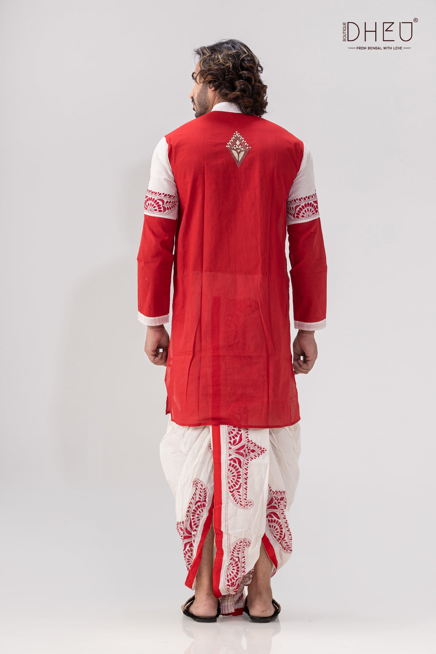 Phagun- Men's Kurta & Dhoti(Optonal) Set