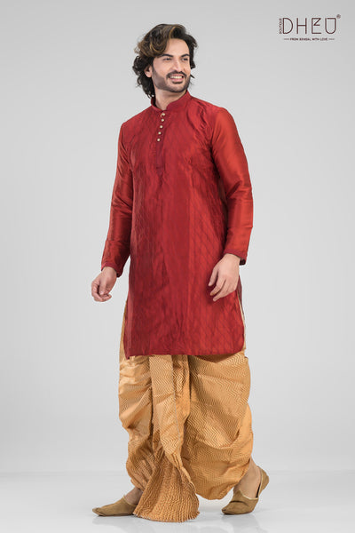 Bor Pokkho-Wedding Dhoti-Kurta set